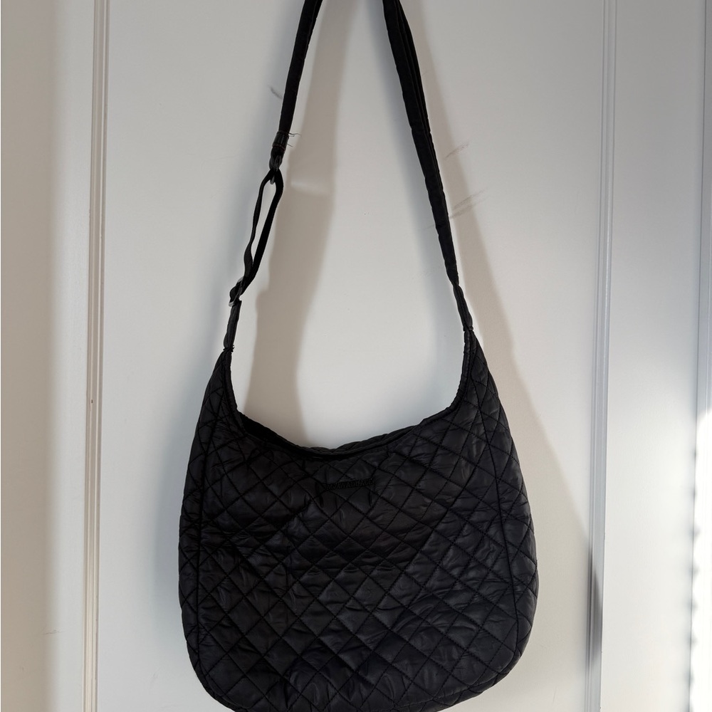 Black MZ Wallace Parker Deluxe cross body tote